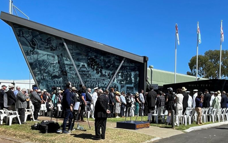 dedication HMAS Perth Memorial I